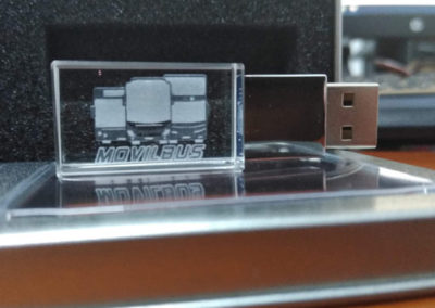 Grabado láser en USB
