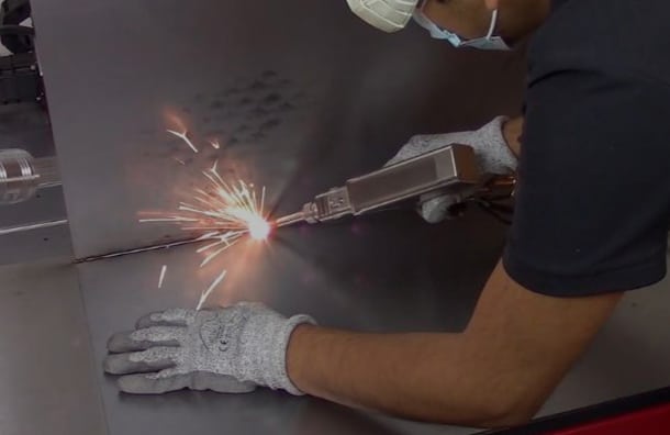 cabecera soldadura láser para estructuras ligeras Elaboración Fabricación de componentes electrónicos con maquinas equipo láser